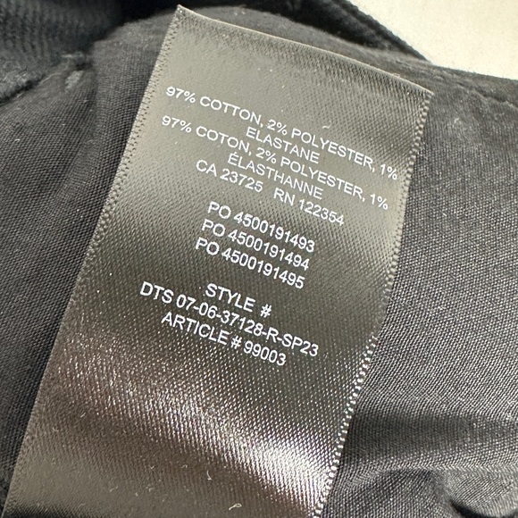 Aritzia Wilfred Free Modern Cargo Pants Black Womens Size 14 Twill Style 99003 - Picture 13 of 16